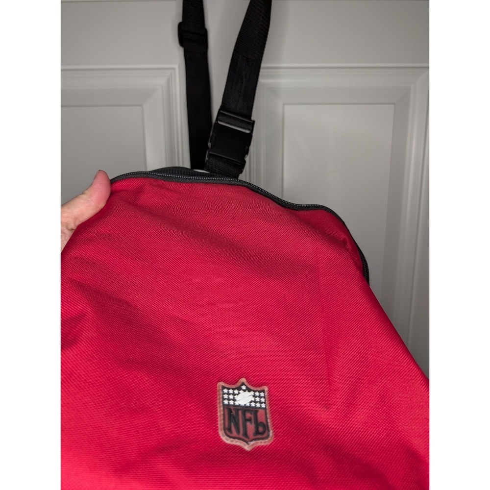 Tampa Bay Buccaneers NFL Officially Licensed Product Duffle Gym Bag Red Sports - Picture 4 of 10